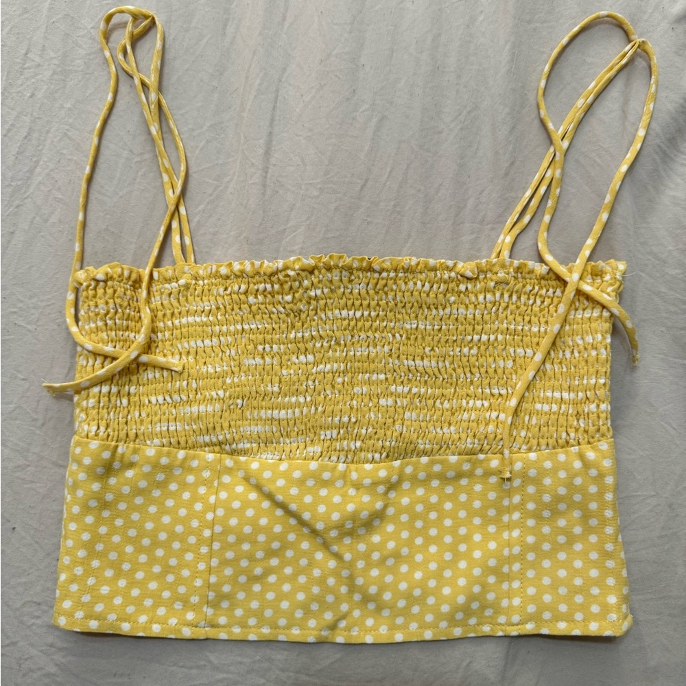 Yellow Zara Crop Top